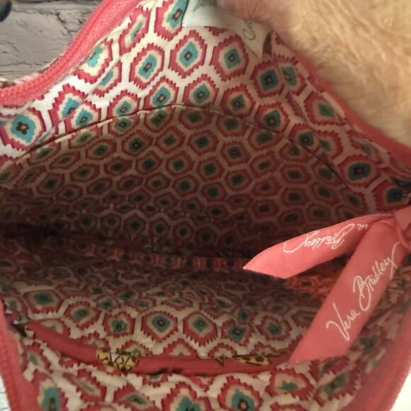 Vera Bradley Call Me Coral Quilted Cotton Crossbody Shoulder Bag Retired - Picture 9 of 10